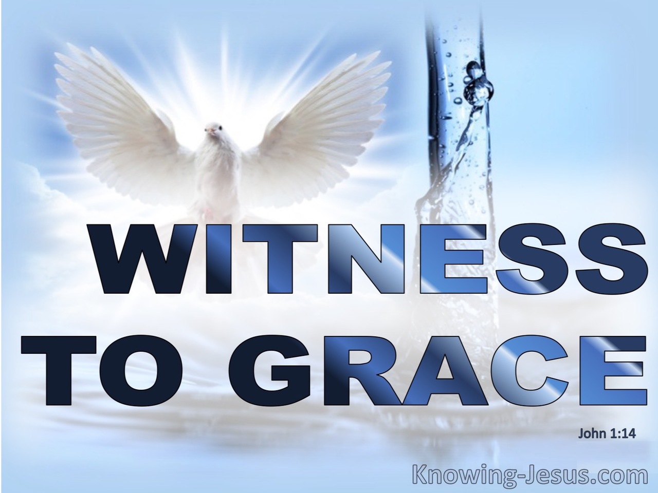 John 1:14 Witness to Grace (devotional)09:30 (blue)